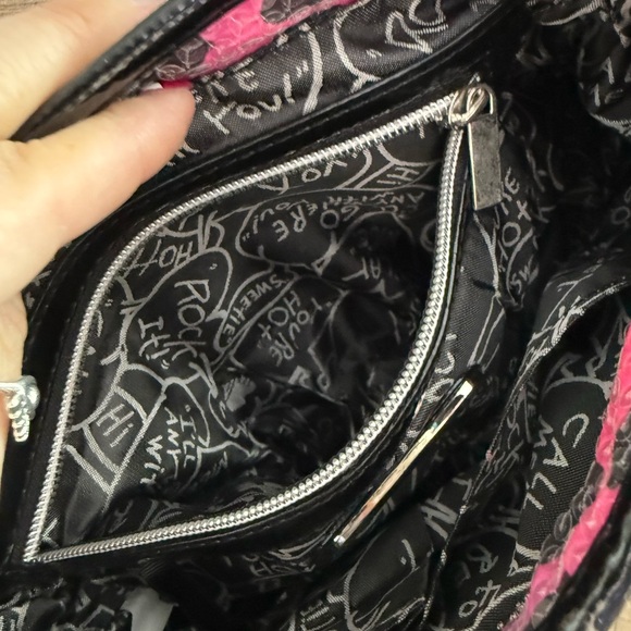 Betsey Johnson Ombré Sequined Leopard Print Chain Shoulder/Crossbody Bag - Picture 10 of 11